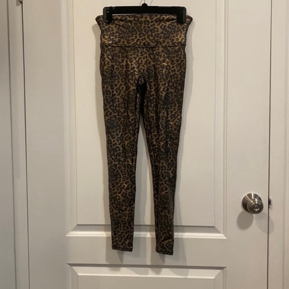 Spanx Faux Leather Leopard Leggings - Picture 5 of 6